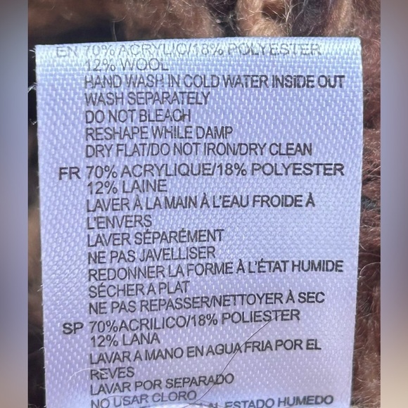 Anthropologie Geo Pullover Sweater Size Medium - Picture 4 of 6